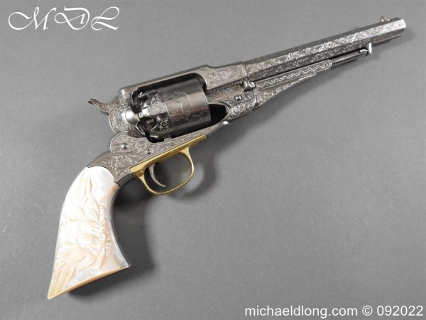 michaeldlong.com 3002869 600x450 Engraved Remington New Model Percussion Revolver