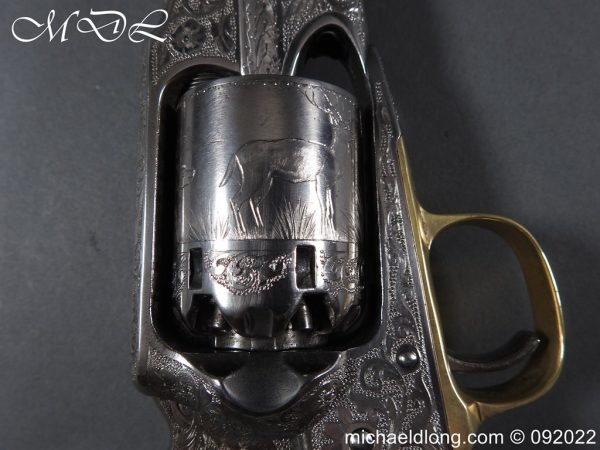 michaeldlong.com 3002874 600x450 Engraved Remington New Model Percussion Revolver
