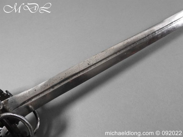 Scottish Infantry Officer’s Broadsword c 1730 - Image 32