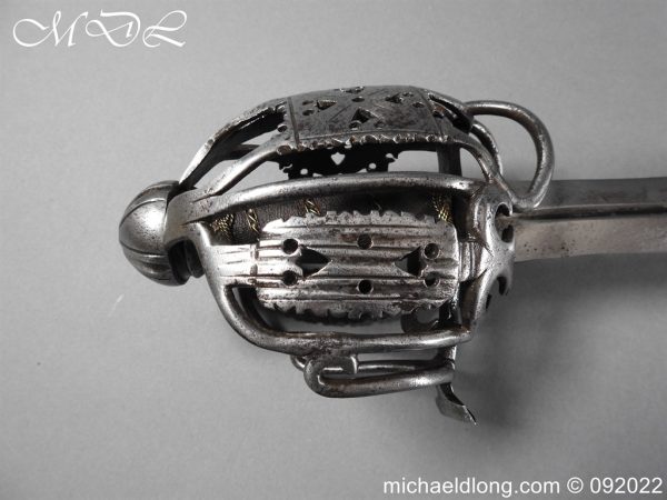 Scottish Infantry Officer’s Broadsword c 1730 - Image 28