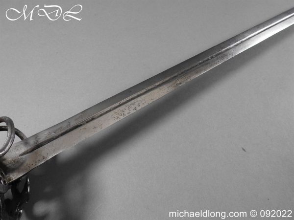Scottish Infantry Officer’s Broadsword c 1730 - Image 27