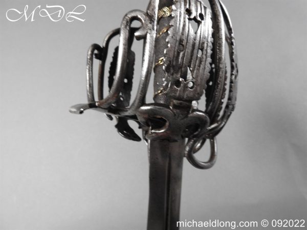 Scottish Infantry Officer’s Broadsword c 1730 - Image 14