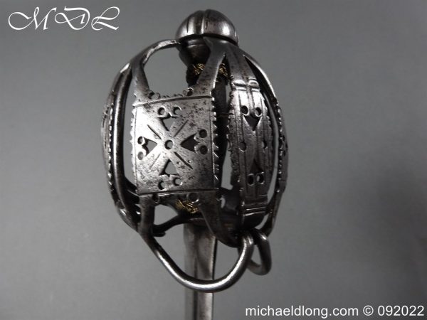 Scottish Infantry Officer’s Broadsword c 1730 - Image 13