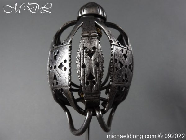 Scottish Infantry Officer’s Broadsword c 1730 - Image 12