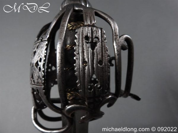 Scottish Infantry Officer’s Broadsword c 1730 - Image 10
