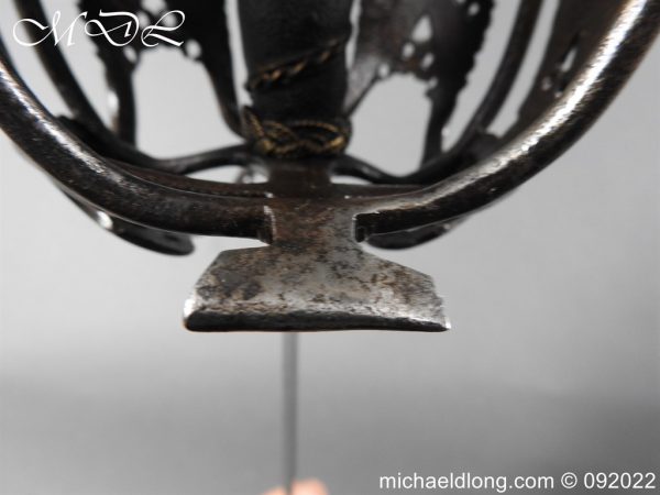 Scottish Infantry Officer’s Broadsword c 1730 - Image 8