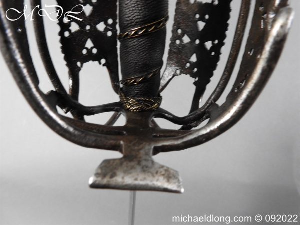 Scottish Infantry Officer’s Broadsword c 1730 - Image 7