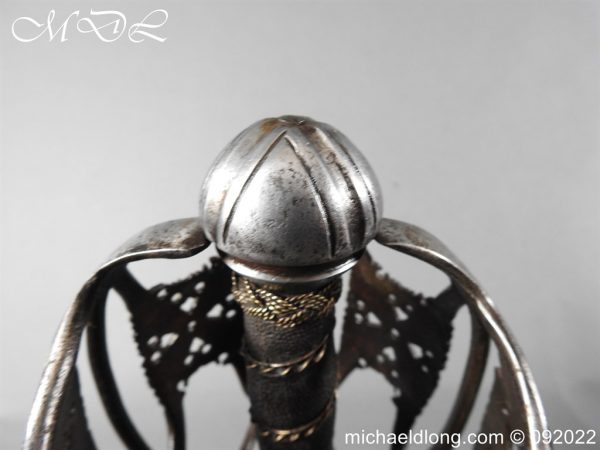 Scottish Infantry Officer’s Broadsword c 1730 - Image 6