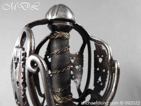 Scottish Infantry Officer’s Broadsword c 1730 - Image 5