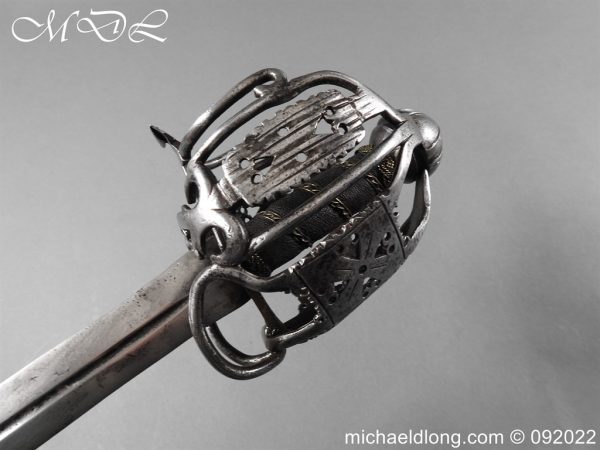 Scottish Infantry Officer’s Broadsword c 1730 - Image 4