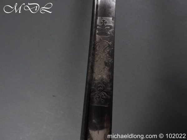 Royal Scots Fusiliers Victorian 21st Foot Officer’s Sword - Image 17