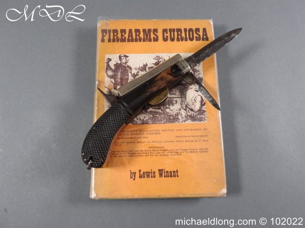 michaeldlong.com 3003026 600x450 Unwin and Rodgers Percussion Knife Pistol