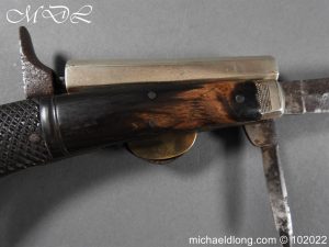 michaeldlong.com 3003029 300x225 Unwin and Rodgers Percussion Knife Pistol