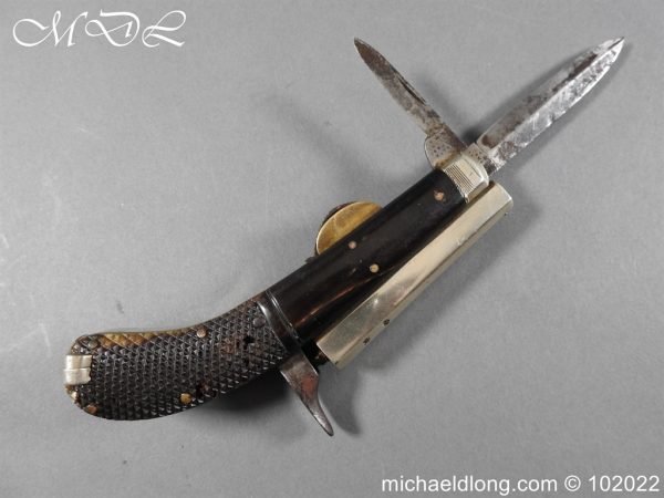 michaeldlong.com 3003031 600x450 Unwin and Rodgers Percussion Knife Pistol