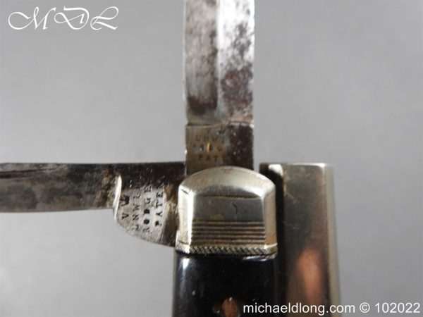 michaeldlong.com 3003033 600x450 Unwin and Rodgers Percussion Knife Pistol