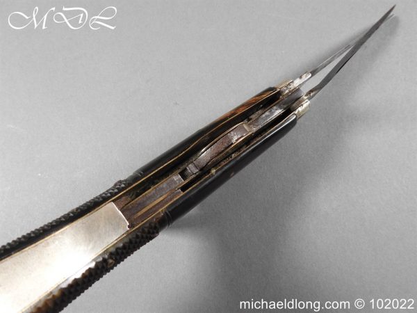 Unwin and Rodgers Percussion Knife Pistol - Image 11