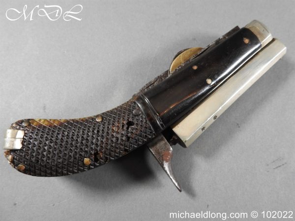 michaeldlong.com 3003041 600x450 Unwin and Rodgers Percussion Knife Pistol