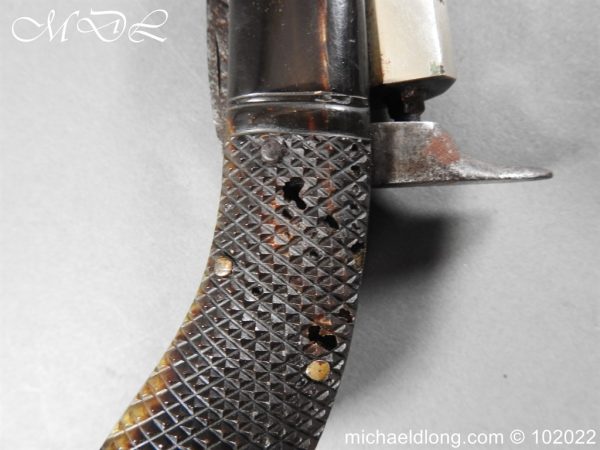 michaeldlong.com 3003042 600x450 Unwin and Rodgers Percussion Knife Pistol