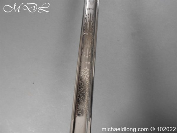 British George 5th Officer’s Royal Artillery Sword By Wilkinson - Image 14