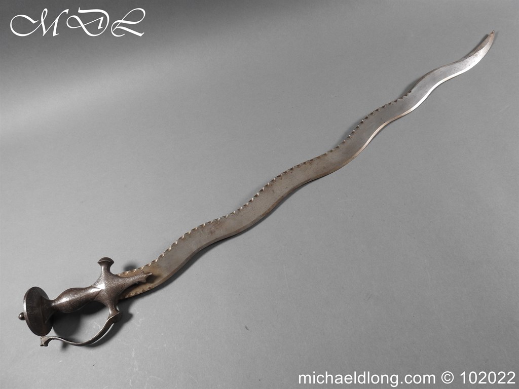 Indian 19th Century Tulwar Hilted Serrated Sword – Michael D Long