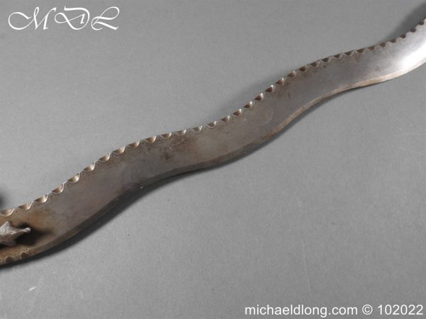 michaeldlong.com 3003248 600x450 Indian 19th Century Tulwar Hilted Serrated Sword