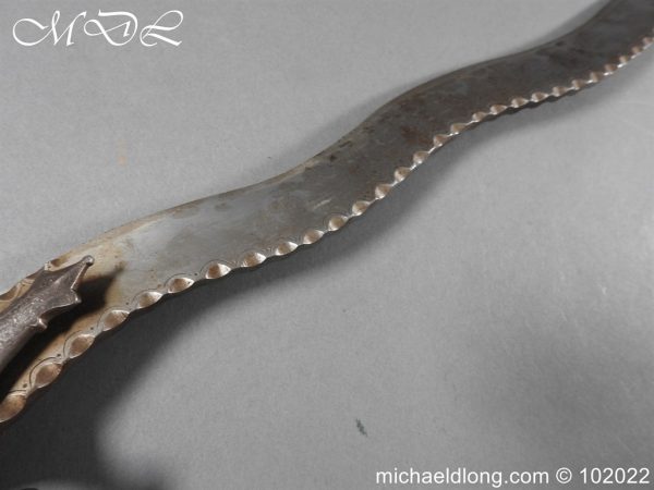 michaeldlong.com 3003253 600x450 Indian 19th Century Tulwar Hilted Serrated Sword