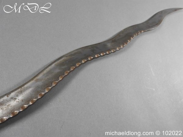 michaeldlong.com 3003254 600x450 Indian 19th Century Tulwar Hilted Serrated Sword
