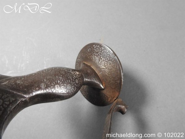 michaeldlong.com 3003258 600x450 Indian 19th Century Tulwar Hilted Serrated Sword