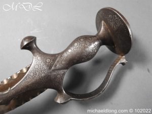 michaeldlong.com 3003259 300x225 Indian 19th Century Tulwar Hilted Serrated Sword