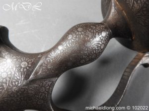 michaeldlong.com 3003260 300x225 Indian 19th Century Tulwar Hilted Serrated Sword