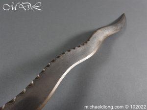 michaeldlong.com 3003266 300x225 Indian 19th Century Tulwar Hilted Serrated Sword