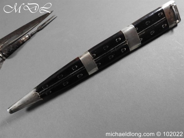 Scottish Silver Hallmarked Dirk - Image 17