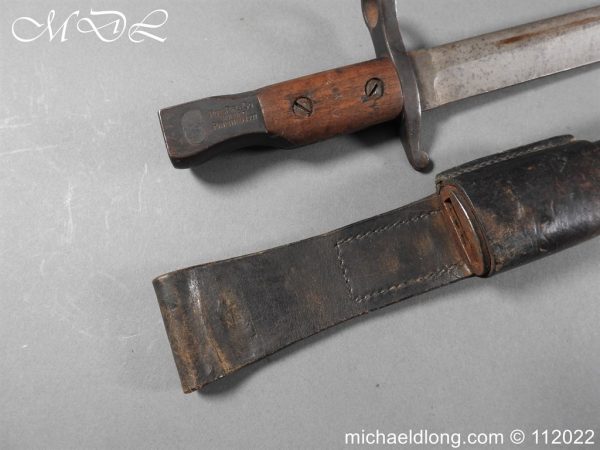 Ross Rifle Bayonet and Scabbard - Image 2