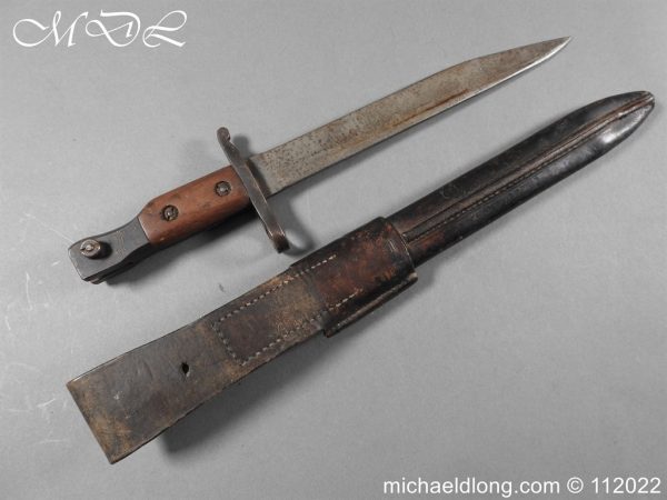 Ross Rifle Bayonet and Scabbard - Image 15