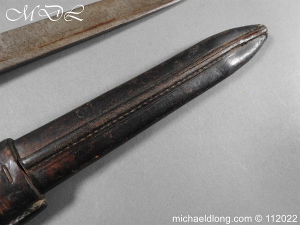 Ross Rifle Bayonet and Scabbard - Image 13