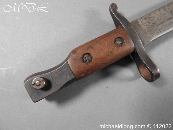 Ross Rifle Bayonet and Scabbard - Image 8