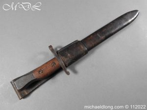 Ross Rifle Bayonet and Scabbard