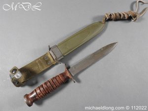 SALE‼️USMC M3 U.S. M8 Combat Knife Lot - U.S. M3 FIGHTING KNIFE WITH M8 SCABBARD