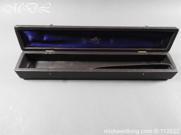 Gordon Highlanders Victorian Cased Officer's Dirk Set - Image 2