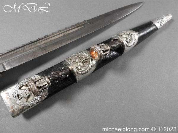 Gordon Highlanders Victorian Cased Officer's Dirk Set - Image 29
