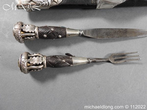Gordon Highlanders Victorian Cased Officer's Dirk Set - Image 27