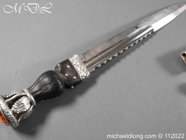 Gordon Highlanders Victorian Cased Officer's Dirk Set - Image 24