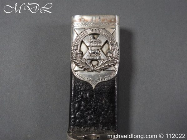 Gordon Highlanders Victorian Cased Officer's Dirk Set - Image 20