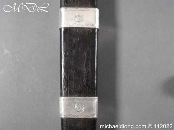 Gordon Highlanders Victorian Cased Officer's Dirk Set - Image 15