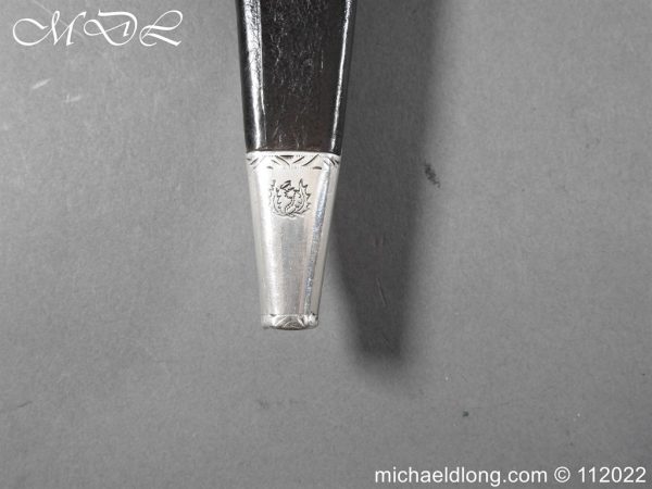 Gordon Highlanders Victorian Cased Officer's Dirk Set - Image 14