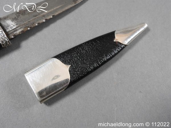 Gordon Highlanders Victorian Cased Officer's Dirk Set - Image 10