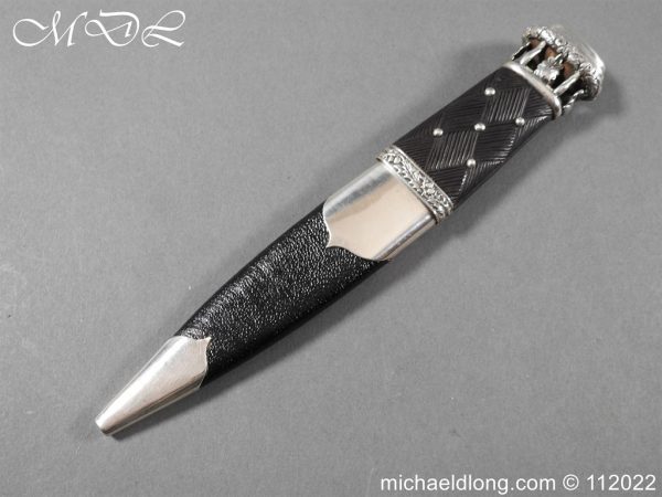 Gordon Highlanders Victorian Cased Officer's Dirk Set - Image 5