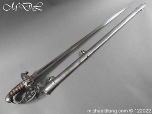 British Officer’s Scroll Hilt Sword by Wilkinson Toledo Blade