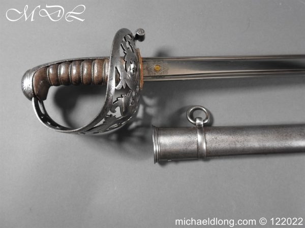 michaeldlong.com 3003933 600x450 British Officer’s Scroll Hilt Sword by Wilkinson Toledo Blade