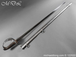 michaeldlong.com 3003936 300x225 British Officer’s Scroll Hilt Sword by Wilkinson Toledo Blade